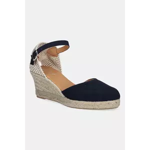 Barbour espadrile Elder culoarea albastru marin, toc pana, LFO0765NY31 imagine