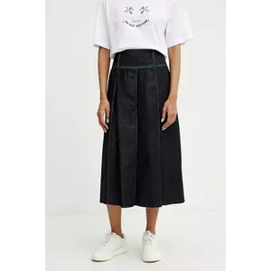 MAX&Co. fustă din denim culoarea bleumarin, mini, evazati, 2516101023200 imagine