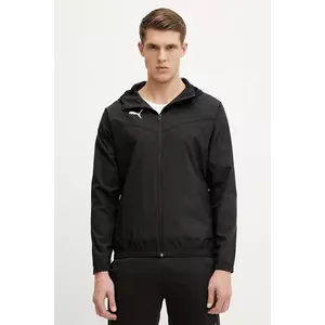 Puma jachetă de antrenament teamRISE culoarea negru, de tranzitie, 657396 imagine