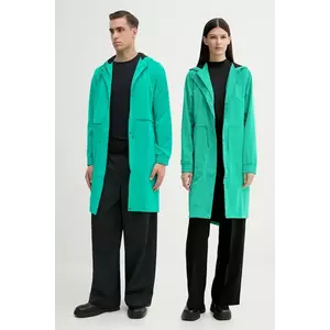 Rains geacă String W Parka W3 culoarea verde, de tranzitie, 18550 imagine