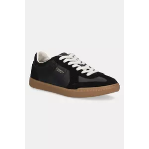 Coach sneakers din piele intoarsă Ellis femei, culoarea negru, CAQ33 imagine