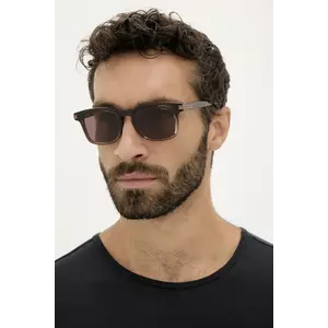 Zegna ochelari de soare bărbați, culoarea maro, EZ0230_5050E imagine