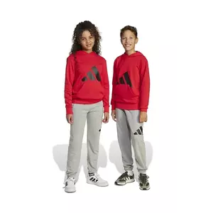 adidas pantaloni de trening pentru copii culoarea gri, cu imprimeu, JD2092 imagine