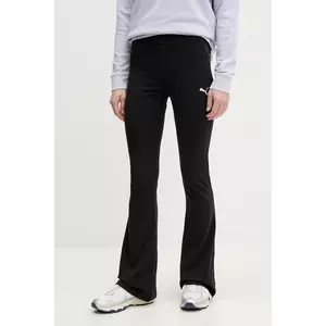 Puma pantaloni de trening femei, culoarea negru, uni, 631542 imagine