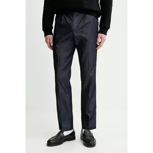 PS Paul Smith pantaloni de bumbac bărbați, culoarea albastru marin, cu fason chinos, M2R.800Y.P22337 imagine