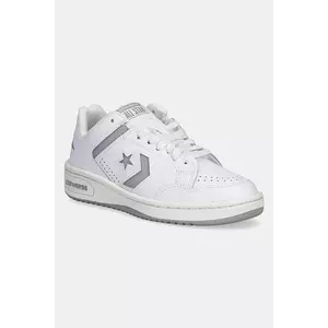 Converse sneakers din piele Weapon culoarea alb, A11461C imagine