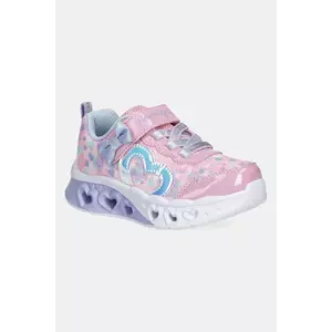 Skechers sneakers pentru copii FLUTTER HEART LIGHTS culoarea roz, 302691N imagine