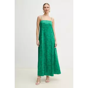 Marella rochie Emme by Marella culoarea verde, maxi, evazată, 2515221442200 imagine