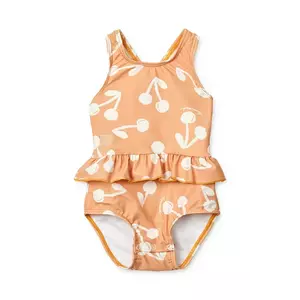 Liewood costum de baie dintr-o bucată pentru bebeluși Amina Baby Printed Swimsuit culoarea portocaliu, LW19981 imagine