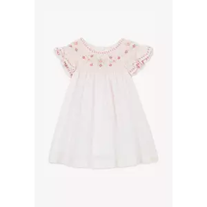 Tartine et Chocolat rochie din bumbac pentru copii culoarea roz, mini, evazată, CA30000 imagine