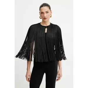 Herve Leger sacou Icon culoarea negru, un singur rand de nasturi, uni, FRI1456462 imagine