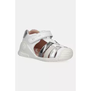 Biomecanics sandale din piele pentru copii culoarea alb, 252104 imagine