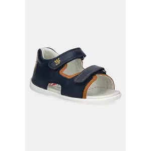 Garvalin sandale din piele pentru copii culoarea albastru marin, 252317 imagine