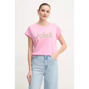 La Petite Française tricou din bumbac TYFANY femei, culoarea roz, TYFANY imagine