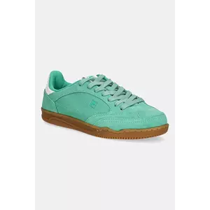 Fila sneakers din piele intoarsă Slantshot femei, culoarea verde, FFW0524 imagine