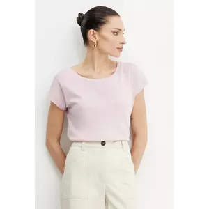 MAX&Co. tricou din bumbac femei, culoarea roz, 2516941054200 imagine