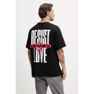 Karl Kani tricou din bumbac bărbați, culoarea negru, cu imprimeu, 60300349 imagine