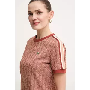Lacoste tricou femei, culoarea portocaliu, TF3244 imagine