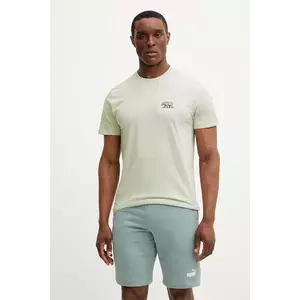 Rip Curl tricou din bumbac DESTI ANIMALS bărbați, culoarea turcoaz, cu imprimeu, 0OHMTE imagine