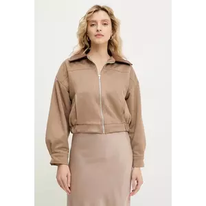 Answear Lab geaca culoarea maro, de tranzitie imagine