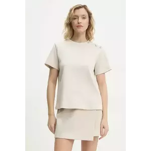 Answear Lab tricou femei, culoarea bej imagine