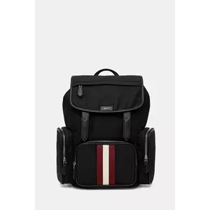 Bally rucsac bărbați, culoarea negru, mare, uni, MAK04B imagine