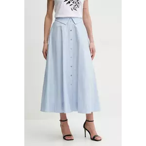 Karl Lagerfeld fustă din bumbac maxi, evazati, A2W12005 imagine