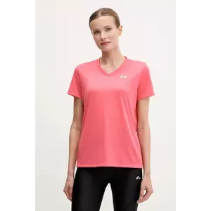 Under Armour tricou de antrenament Tech culoarea roz imagine