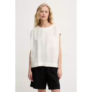 Mos Mosh bluza femei, culoarea bej, neted, 169650 imagine