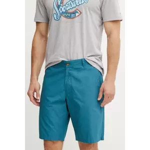 Columbia pantaloni scurti din bumbac Washed Out culoarea verde, 1491953 imagine