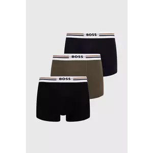 BOSS boxeri 3-pack barbati, culoarea negru, 50492200 imagine