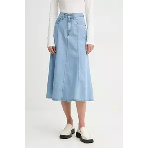 Levi's fusta jeans midi, evazati, A8730 imagine