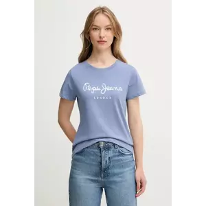 Pepe Jeans tricou din bumbac VAL femei, PL506028 imagine