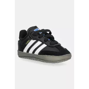 adidas Originals pantofi pentru bebelusi SAMBA CRIB culoarea negru, JI2757 imagine