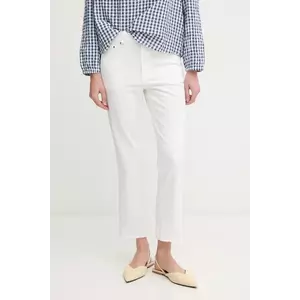 United Colors of Benetton jeansi femei, culoarea alb imagine