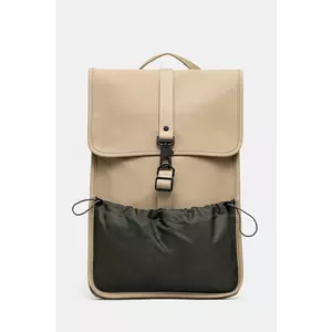 Rains rucsac Mix Backpack Mini culoarea bej, mare, uni, 14280 imagine