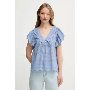 Pepe Jeans bluză din bumbac DAME femei, in modele florale, PL305023 imagine