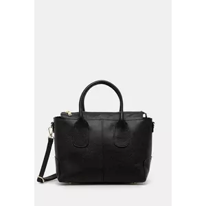 Answear Lab poseta de piele culoarea negru imagine