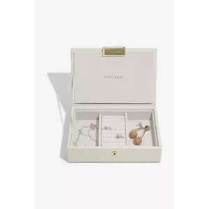 Stackers cutie de bijuterii culoarea bej, 0 imagine