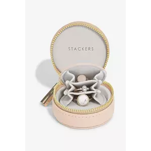 Stackers cutie de voiaj pentru bijuterii culoarea roz, 0 imagine