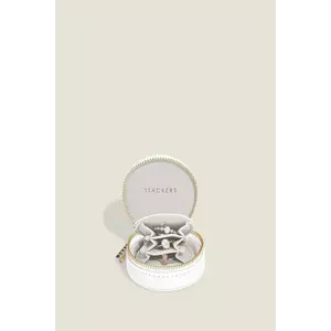Stackers cutie de voiaj pentru bijuterii culoarea alb, 0 imagine