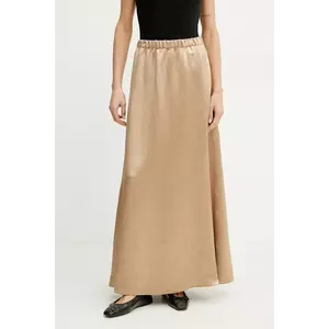 MM fustă culoarea bej, maxi, drept, 2516101028600 imagine