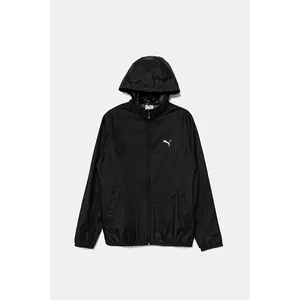 Puma geacă copii Ess Regular Windbreaker culoarea negru, 685165 imagine