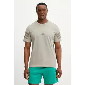 adidas tricou din bumbac Future Icons bărbați, culoarea verde, cu imprimeu, JI8783 imagine