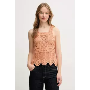 Pepe Jeans top OLIVE culoarea portocaliu, PL702291 imagine