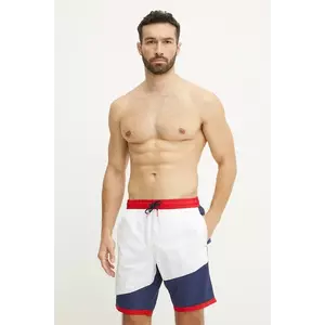 Red Bull Racing x Pepe Jeans pantaloni scurți de baie RBR BLOCK SURFER culoarea bleumarin, RMB10004 imagine