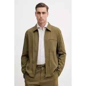 BOSS geacă de in culoarea verde, de tranzitie, 50540701 imagine