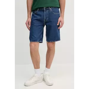 Pepe Jeans pantaloni scurți jeans LOOSE SHORT bărbați, culoarea bleumarin, PM801176IC9 imagine