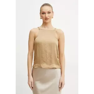 Marella bluză SFINGE femei, culoarea bej, uni, 2513161035200 imagine