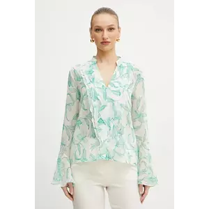 Marella bluză Emme by Marella femei, culoarea bej, cu imprimeu, 2515111122200 imagine